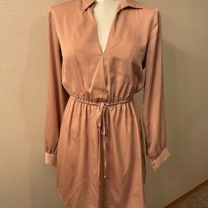 Pink shirt dress worn once.